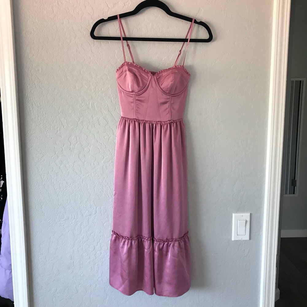 A&F Dainty Pink Maxi Dress